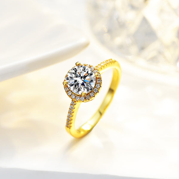 Classic Carat Moissanite Ring
